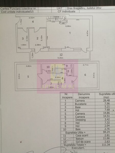 Duplex 3 camere cu scara interioara Bragadiru - Smardan-Libertatii.